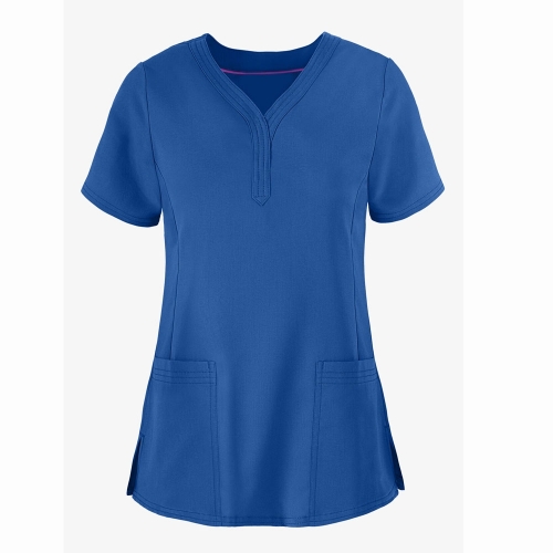 Women 2 Pocket STRETCH Scrub Top